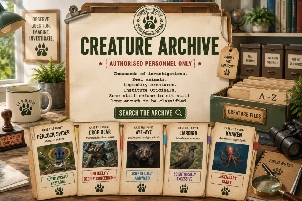 creature archive heading