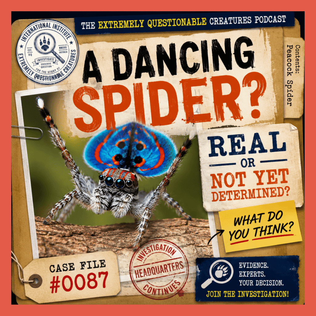 a dancing spider